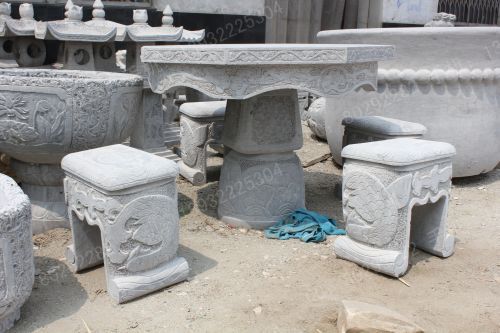 Archaize marble table, Archaize stone table and chair -- ZYF016