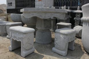 Archaize marble table, Archaize stone table and chair -- ZYF017