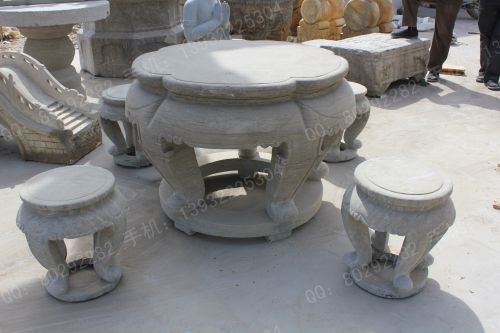 Archaize marble table, Archaize stone table and chair -- ZYF023