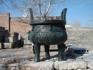 Copper sculpture,Copper bell sculpture - ZTZ036