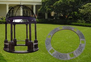 Iron summerhouse,Iron pavilion,Iron pergola -TY024