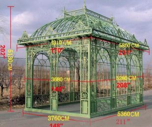 Iron summerhouse,Iron pavilion,Iron pergola -TY031