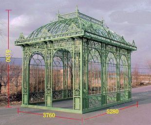 Iron summerhouse,Iron pavilion,Iron pergola -TY036
