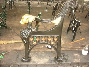 Iron table and chair,Iron desk - TY154