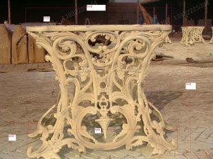 Iron table and chair,Iron desk - TY158