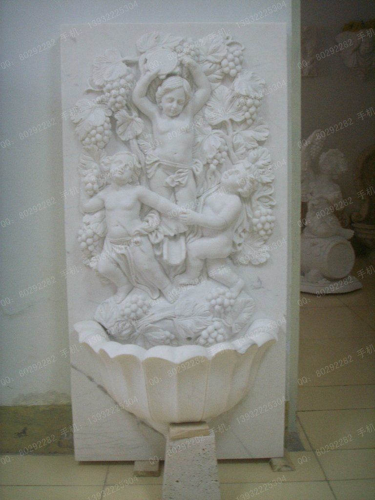 Stone wall fountain, stone fountain, marble wall fountain - BQ207