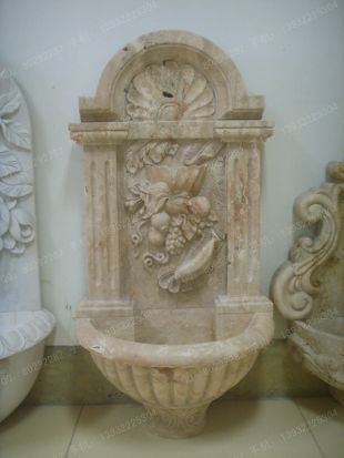 Stone wall fountain, stone fountain, marble wall fountain - BQ215