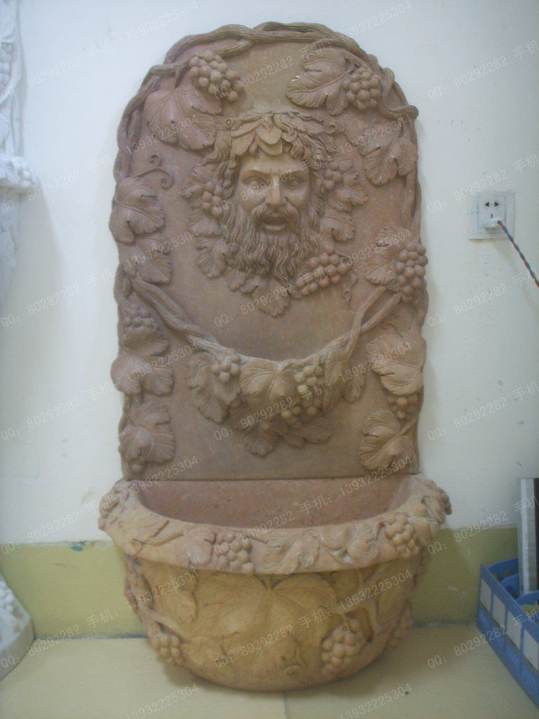 Stone wall fountain, stone fountain, marble wall fountain - BQ217