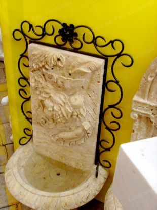 Stone wall fountain, stone fountain, marble wall fountain - BQ227