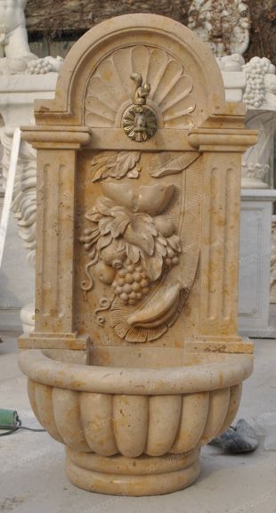 Stone wall fountain, stone fountain, marble wall fountain - BQ225