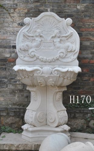Stone wall fountain, stone fountain, marble wall fountain - BQ224
