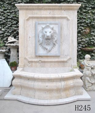 Stone wall fountain, stone fountain, marble wall fountain - BQ230