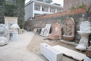 Stone wall fountain, stone fountain, marble wall fountain - BQ231