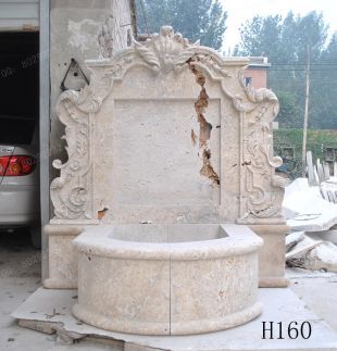 Stone wall fountain, stone fountain, marble wall fountain - BQ234