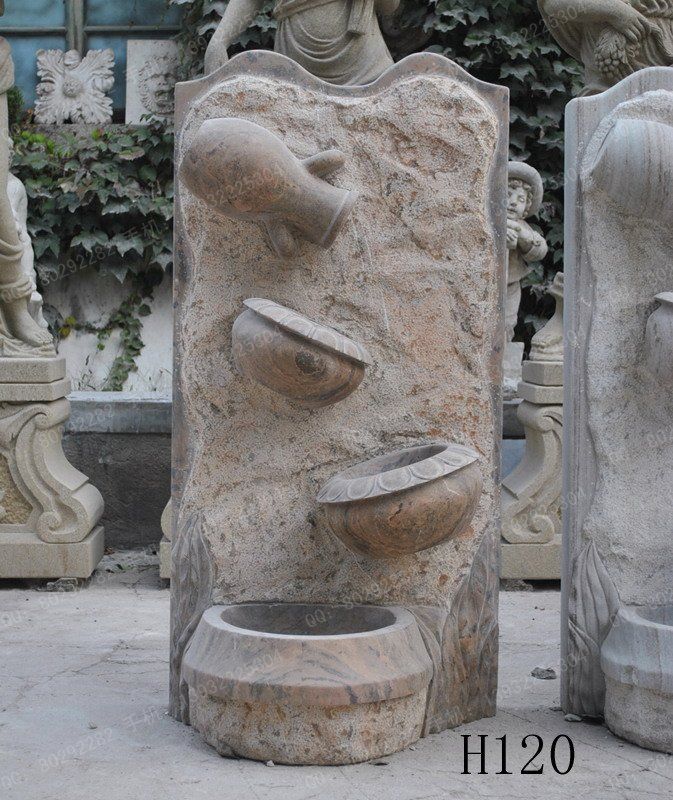 Stone wall fountain, stone fountain, marble wall fountain - BQ238