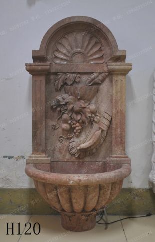 Stone wall fountain, stone fountain, marble wall fountain - BQ240