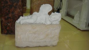 Stone angel sculpture, indoor European sculpture, indoor sculpture decoration - BJ001