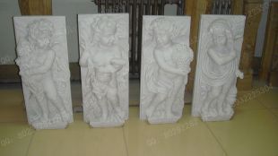 Stone angel sculpture, indoor European sculpture, indoor sculpture decoration - BJ007