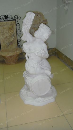 Stone angel sculpture, indoor European sculpture, indoor sculpture decoration - BJ006