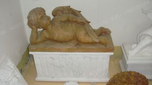 Stone angel sculpture, indoor European sculpture, indoor sculpture decoration - BJ010