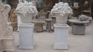 Stone angel sculpture, indoor European sculpture, indoor sculpture decoration - BJ011