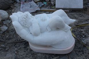 Stone angel sculpture, indoor European sculpture, indoor sculpture decoration - BJ021
