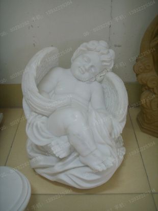 Stone angel sculpture, indoor European sculpture, indoor sculpture decoration - BJ023