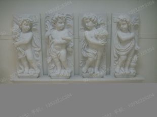 Stone angel sculpture, indoor European sculpture, indoor sculpture decoration - BJ025