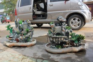 Stone fountain, garden fountain sculpture, marble fountain - FSQ106