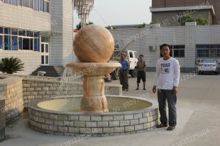 Stone fountain, garden fountain sculpture, marble fountain - FSQ112