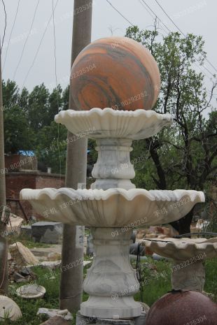 Stone fountain, garden fountain sculpture, marble fountain - FSQ113