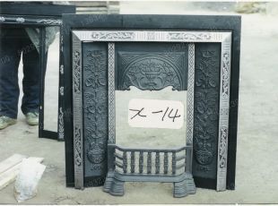Iron fireplace,Iron sculpture - TY077