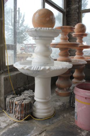 Stone fountain, garden fountain sculpture, marble fountain - FSQ116