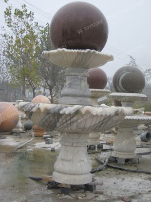 Stone fountain, garden fountain sculpture, marble fountain - FSQ120