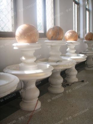 Stone fountain, garden fountain sculpture, marble fountain - FSQ124