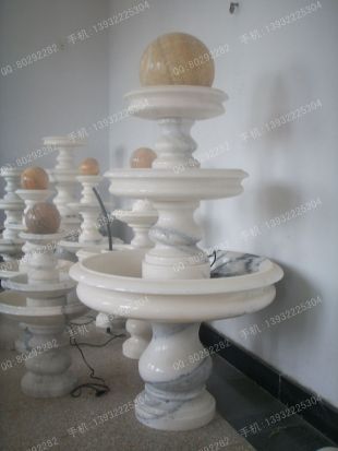 Stone fountain, garden fountain sculpture, marble fountain - FSQ129