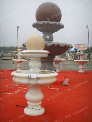 Stone fountain, garden fountain sculpture, marble fountain - FSQ132