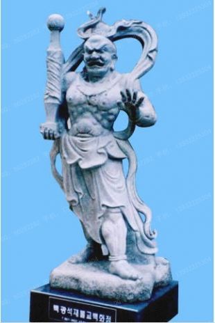 石雕四大天王雕塑,石雕哼哈二将雕塑,石雕四大金刚雕塑 - SDTW006