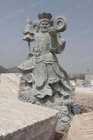 石雕四大天王雕塑,石雕哼哈二将雕塑,石雕四大金刚雕塑 - SDTW008