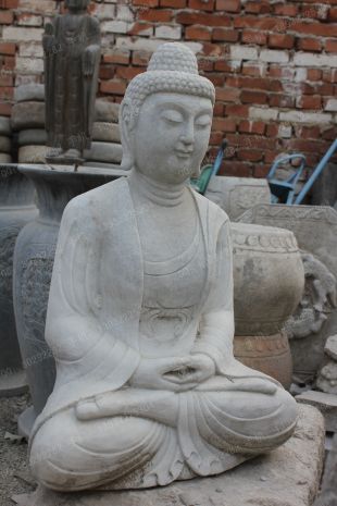 Buddha sculpture, stone Buddha sculpture,marble Buddha sculpture - QSFX046