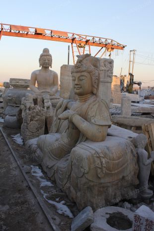 Buddha sculpture, stone Buddha sculpture,marble Buddha sculpture - QSFX052
