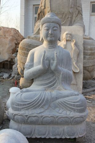 Buddha sculpture, stone Buddha sculpture,marble Buddha sculpture - QSFX060