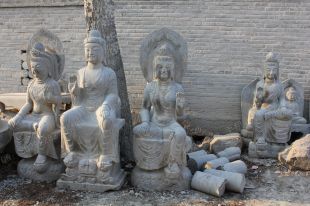 Buddha sculpture, stone Buddha sculpture,marble Buddha sculpture - QSFX058
