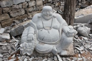 Buddha sculpture, stone Buddha sculpture,marble Buddha sculpture - QSFX067
