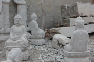 Buddha sculpture, stone Buddha sculpture,marble Buddha sculpture - QSFX072