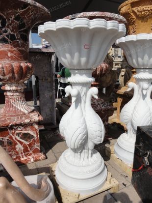 Stone fountain, garden fountain sculpture, marble fountain - PQ389