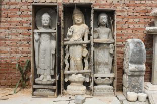 Buddha sculpture, stone Buddha sculpture,marble Buddha sculpture - QSFX083
