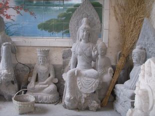 Buddha sculpture, stone Buddha sculpture,marble Buddha sculpture - QSFX090