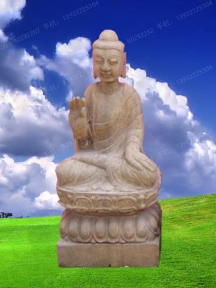 Buddha sculpture, stone Buddha sculpture,marble Buddha sculpture - QSFX113