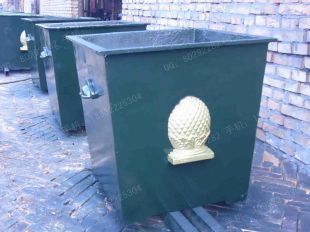 Iron dustbin,Iron trash bin - TY163